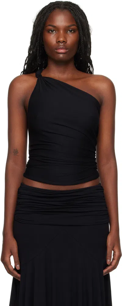 GIMAGUAS BLACK FIOCCO TOP