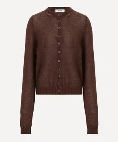 GIMAGUAS GIMAGUAS WOMEN'S KISS MOHAIR KNIT CARDIGAN