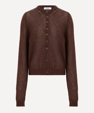 GIMAGUAS GIMAGUAS WOMEN'S KISS MOHAIR KNIT CARDIGAN