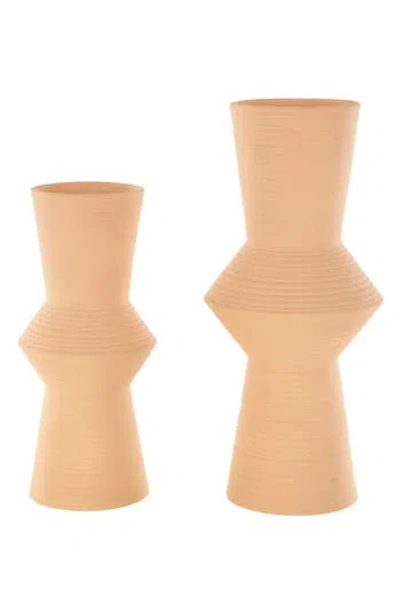 GINGER BIRCH STUDIO GINGER BIRCH STUDIO BROWN CERAMIC VASE