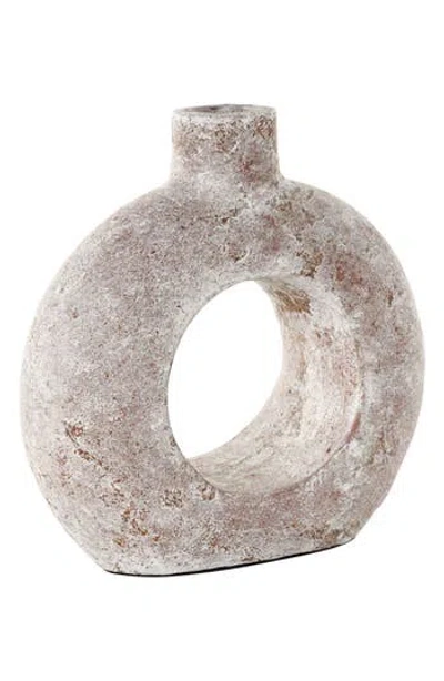 GINGER BIRCH STUDIO GINGER BIRCH STUDIO CREAM CERAMIC VASE