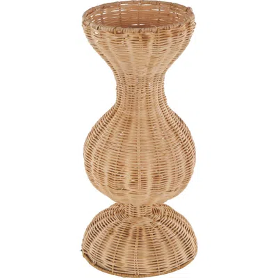 GINGER BIRCH STUDIO SONOMA SAGE HOME RATTAN VASE