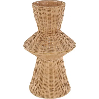 GINGER BIRCH STUDIO GINGER BIRCH STUDIO RATTAN VASE