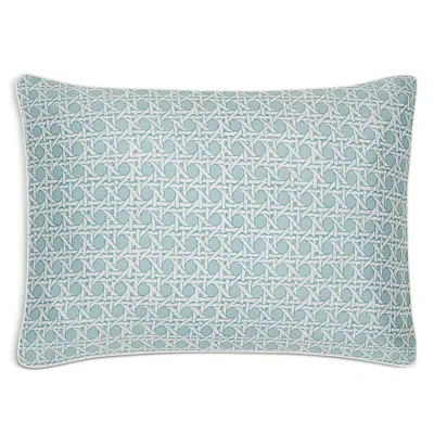 GINGERLILY SILK RATTAN PIPED BOUDOIR SHAM