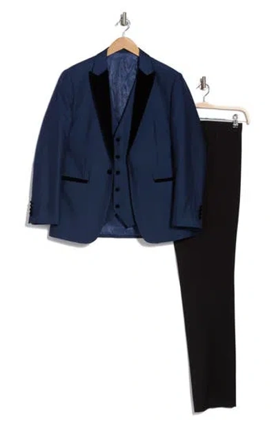 GINO VITALE GINO VITALE VELVET TRIM TUXEDO WITH VEST
