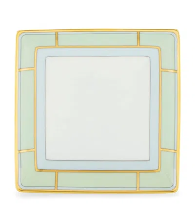 GINORI 1735 PORCELAIN COLONNA DIVA SQUARE CHANGE TRAY