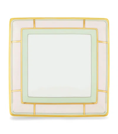 GINORI 1735 PORCELAIN COLONNA DIVA SQUARE CHANGE TRAY