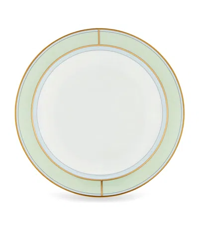 GINORI 1735 PORCELAIN COLONNA DIVA VERDE SOUP PLATE