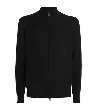 GIORGIO ARMANI GIORGIO ARMANI CASHMERE ZIP-UP CARDIGAN