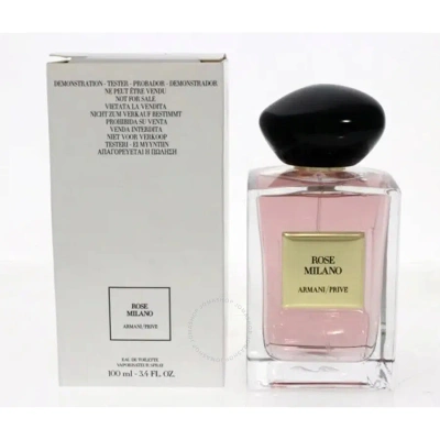 GIORGIO ARMANI GIORGIO ARMANI LADIES PRIVE ROSE MILANO EDT SPRAY 3.4 OZ (TESTER) FRAGRANCES 3614272651043