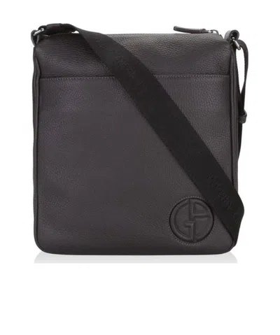 GIORGIO ARMANI LOGO DETAILS CROSS-BODY BAG