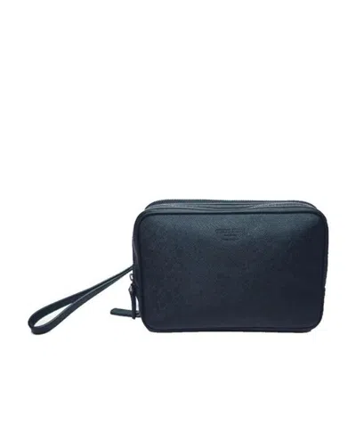 GIORGIO ARMANI LOGO DETAILS CLUTCH