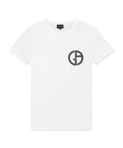 GIORGIO ARMANI LOGO DETAILS T-SHIRT