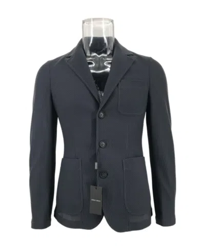 GIORGIO ARMANI LOGO SUIT JACKET