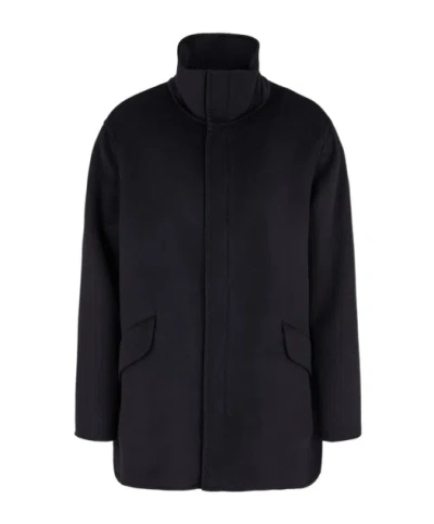 GIORGIO ARMANI GIORGIO ARMANI STRAIGHT HEM PEA COAT