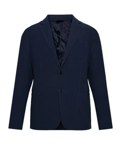 GIORGIO ARMANI GIORGIO ARMANI SINGLE-BREASTED KNITTED JACKET