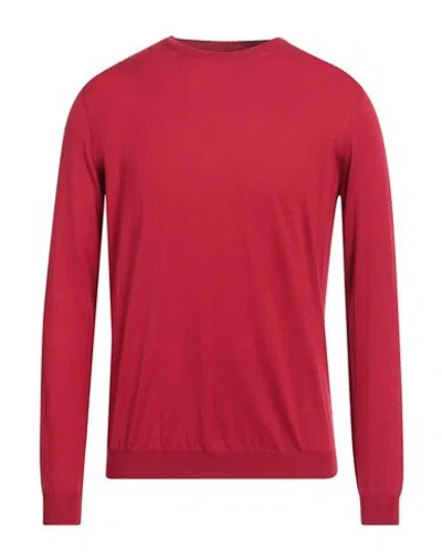 GIORGIO ARMANI GIORGIO ARMANI MAN SWEATER RED SIZE 46 SILK, COTTON