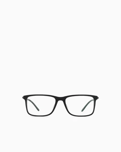 GIORGIO ARMANI MEN’S RECTANGULAR GLASSES