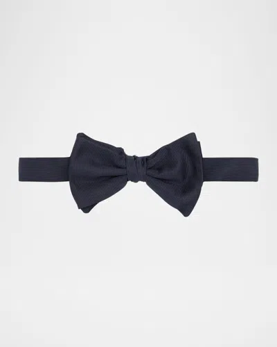 GIORGIO ARMANI MEN'S WOVEN SILK BOW TIE