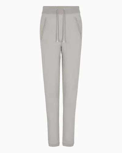 GIORGIO ARMANI GIORGIO ARMANI NEVE CASHMERE INTERLOCK TROUSERS