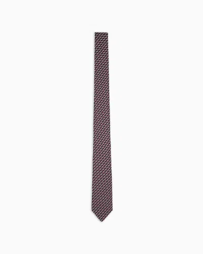 GIORGIO ARMANI PRINTED SILK TIE