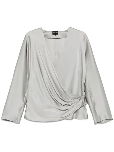 GIORGIO ARMANI SILK GEORGETTE BLOUSE