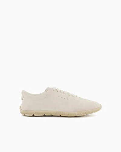 GIORGIO ARMANI SUEDE SNEAKERS
