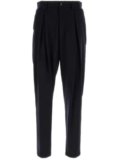 GIORGIO ARMANI GIORGIO ARMANI TAPERED WOOL TROUSERS CLOTHING