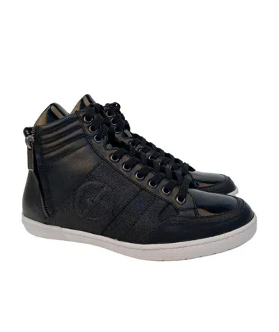GIORGIO ARMANI STRAP-UP CASUAL SNEAKERS