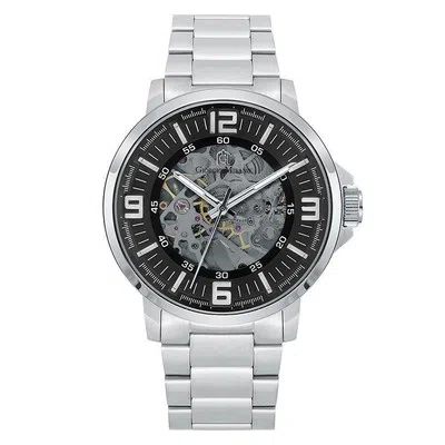 GIORGIO MILANO GIORGIO MILANO SILVER STEEL AUTOMATIC MEN'S WATCH - 228ST3