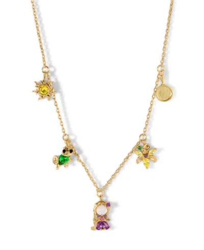 GIRLS CREW DISNEY MULTI-COLOR TANGLED CHARM NECKLACE