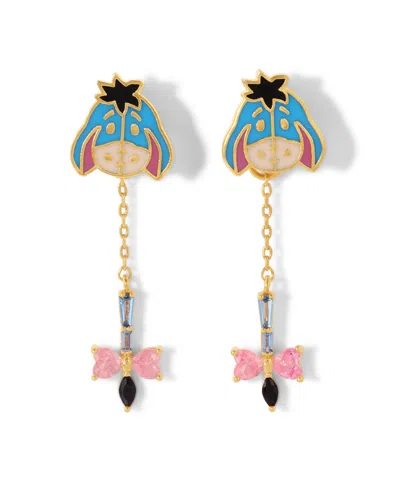 GIRLS CREW DISNEY WINNIE THE POOH MULTI-COLOR EEYORE DANGLE EARRINGS
