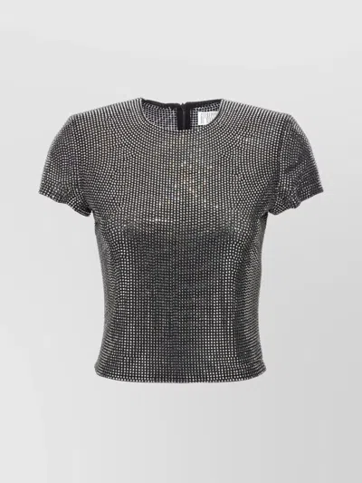 GIUSEPPE DI MORABITO CRYSTAL EMBELLISHED FITTED T-SHIRT