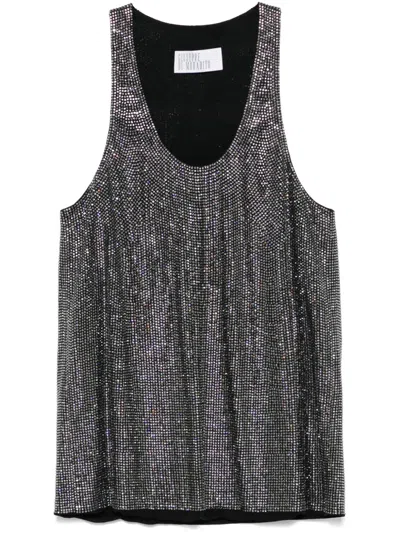 GIUSEPPE DI MORABITO RHINESTONE-EMBELLISHED TANK TOP