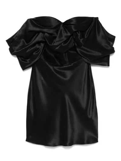 GIUSEPPE DI MORABITO SILK MINI DRESS