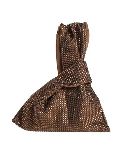 GIUSEPPE DI MORABITO GIUSEPPE DI MORABITO WOMAN HANDBAG KHAKI SIZE - VISCOSE, ELASTANE