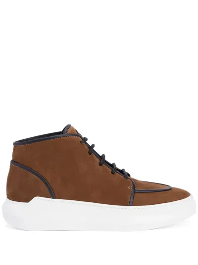 GIUSEPPE ZANOTTI BUVEL HIGH-TOP SNEAKERS