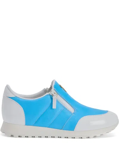 GIUSEPPE ZANOTTI ILDE RUN DOUBLE-ZIP LOW-TOP SNEAKERS