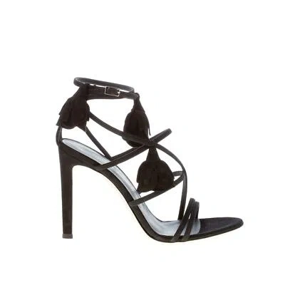 GIUSEPPE ZANOTTI GIUSEPPE ZANOTTI DAMEN SCHUHE SCHWARZ SUEDE DANSE DU FEU SANDALE MIT ROSES