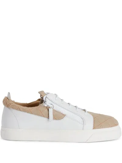 GIUSEPPE ZANOTTI FRANKIE DOUBLE-ZIP LOW-TOP SNEAKERS