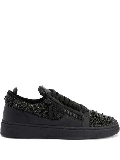 GIUSEPPE ZANOTTI GZ94 DOUBLE-ZIP LOW-TOP SNEAKERS