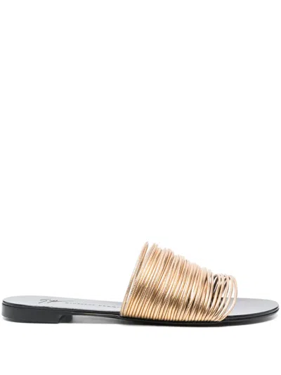 GIUSEPPE ZANOTTI CLIO FLAT SANDALS