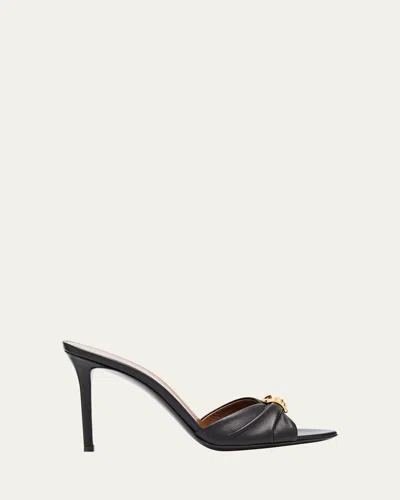 GIUSEPPE ZANOTTI NAPPA LEATHER GEM SANDALS