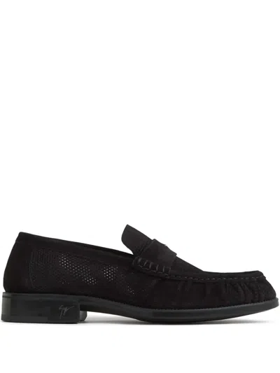 GIUSEPPE ZANOTTI SUEDE LOAFERS