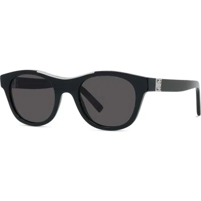 GIVENCHY GIVENCHY 4G 50MM GEOMETRIC SUNGLASSES