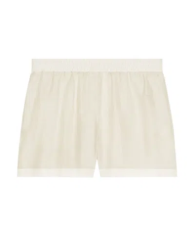 GIVENCHY GIVENCHY 4G EMBROIDERED SEMI-SHEER SHORTS