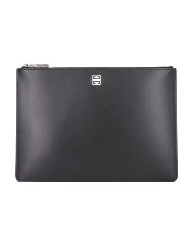 GIVENCHY 4G MEDIUM LEATHER CLUTCH