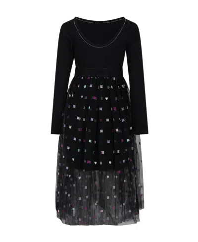 GIVENCHY 4G-MOTIF LONG-SLEEVE DRESS