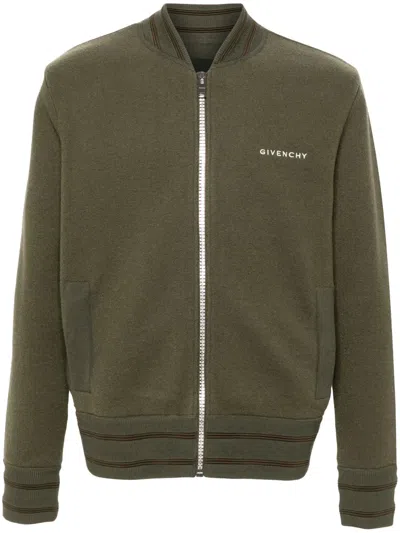 GIVENCHY 4G-PATCH WOOL BOMBER JACKET