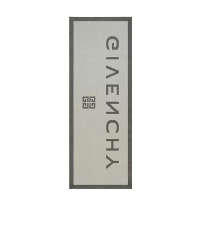 GIVENCHY 4G GIVENCHY JACQUARD STOLE IN SILK AND WOOL